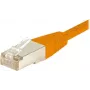 EXERTIS CONNECT Cat.6 S/FTP komutacinis kabelis, PiMF, oranžinis, 0,3 m 854464