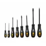 EXERTIS CONNECT 8 dalių atsuktuvų rinkinys su plokščiais ir Phillips antgaliais, neslystantys ergonominiai kotai 815571