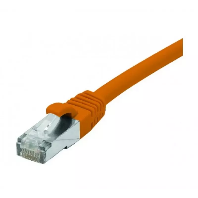 EXERTIS CONNECT 854425 Cat6 F/UTP tinklo komutacinis kabelis, RJ45, 5m, oranžinis