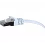 EXERTIS CONNECT plokščias U/FTP Cat.6 komutacinis kabelis, baltas, 3,0 m 845058