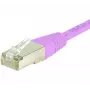Exertis Connect 854484 Cat.6 S/FTP PiMF komutacinis kabelis, 5 m, rožinis, su plonu apsauginiu lankstymo elementu