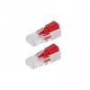 EXERTIS CONNECT RJ45 prievado užraktas (10 vnt., mėlynas) su raktu – blokuoja neteisėtą prieigą prie tinklo 848943