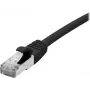 Exertis Connect CAT 6 F/UTP komutacinis kabelis, RJ-45 į RJ-45, 2 m, juodas, be halogenų, su apsauga nuo užkabinimo 850875