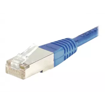 EXERTIS CONNECT Cat.5e F/UTP komutacinis kabelis, RJ45, mėlynas, 0,3 m 857111