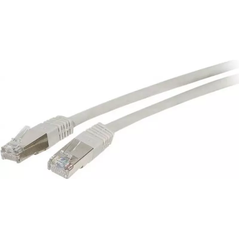 EXERTIS CONNECT Cat.6A S/FTP komutacinis kabelis, 90 m, pilkas, 10 Gbps, plonas snagless apsauginis antgalis 857795