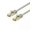 EXERTIS CONNECT Cat.6A S/FTP komutacinis kabelis, 90 m, pilkas, 10 Gbps, plonas snagless apsauginis antgalis 857795
