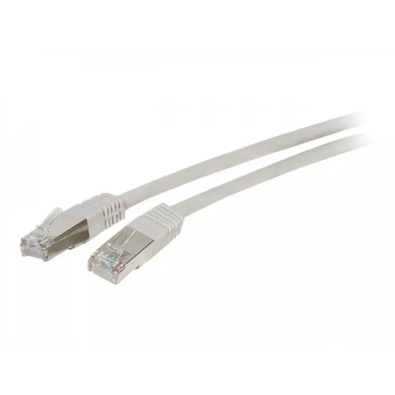 EXERTIS CONNECT Cat.6A S/FTP komutacinis kabelis, 90 m, pilkas, 10 Gbps, plonas snagless apsauginis antgalis 857795