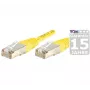 EXERTIS CONNECT Cat.6A S/FTP komutacinis kabelis, 25 m, geltonas 858340