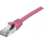 EXERTIS CONNECT Cat 6A S/FTP komutacinis kabelis, rausvas, 0,15 m, plonas apsauginis lankstas 854373