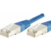 Exertis Connect 856832 Cat6 S/FTP tinklo kabelis, 0,5 m, mėlynas