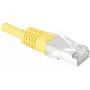 EXERTIS CONNECT Cat.6 S/FTP PiMF komutacinis kabelis, geltonas, 0,3m, plonas snagless apsauga 856822