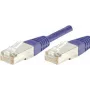 Exertis Connect 854450 Cat6 S/FTP komutacinis tinklo kabelis, violetinis, 0,15 m