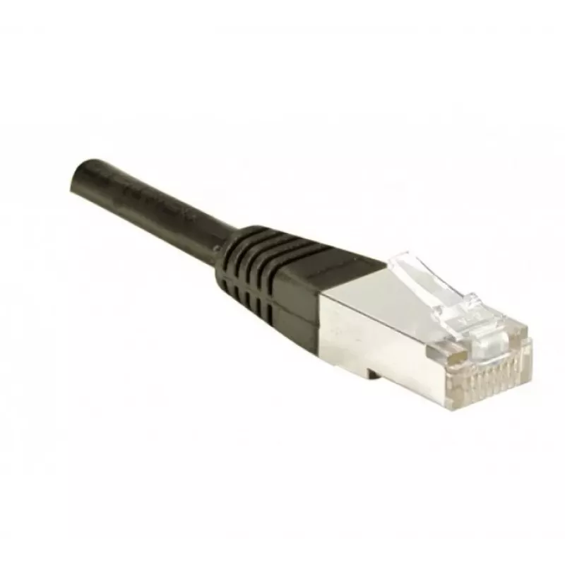 Exertis Connect 856834 Cat6 S/FTP komutacinis kabelis, 0,5 m, juodas