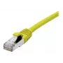 EXERTIS CONNECT Cat 6A S/FTP komutacinis kabelis, 1,5 m, geltonas 858421