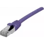 EXERTIS CONNECT CAT 6 F/UTP PoE halogenų neturintis komutacinis kabelis, violetinės spalvos, 5,0 m 854414