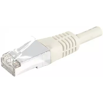 EXERTIS CONNECT Cat6 S/FTP komutacinis kabelis, 1,5 m, pilkas, su plonu apsauginiu lankstuku 856855