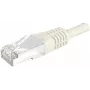EXERTIS CONNECT Cat6 S/FTP komutacinis kabelis, 1,5 m, pilkas, su plonu apsauginiu lankstuku 856855