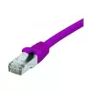 EXERTIS CONNECT Cat 6 F/UTP PoE be halogenų komutacinis kabelis, violetinės spalvos, 10 m 854415