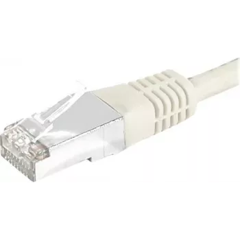EXERTIS CONNECT Cat.6 S/FTP komutacinis kabelis, PiMF, pilkas, 15,0 m, plonas snagless apsauginis antgalis 856900