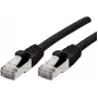 Exertis Connect 858484 Cat6a S/FTP tinklo kabelis, 1 m, juodas