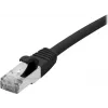 Exertis Connect 858484 Cat6a S/FTP tinklo kabelis, 1 m, juodas