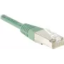 EXERTIS CONNECT Cat.5e F/UTP komutacinis kabelis, žalias, 0,3 m, RJ45, Slim Snagless 857070