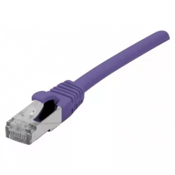 EXERTIS CONNECT Cat 6A S/FTP komutacinis kabelis, violetinis, 3,0 m, plonas Snagless apsauginis antgalis 858519