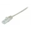 EXERTIS CONNECT Cat. 6A U/UTP varinis komutacinis kabelis, pilkas, 0,5 m, PoE, Snagless 859450