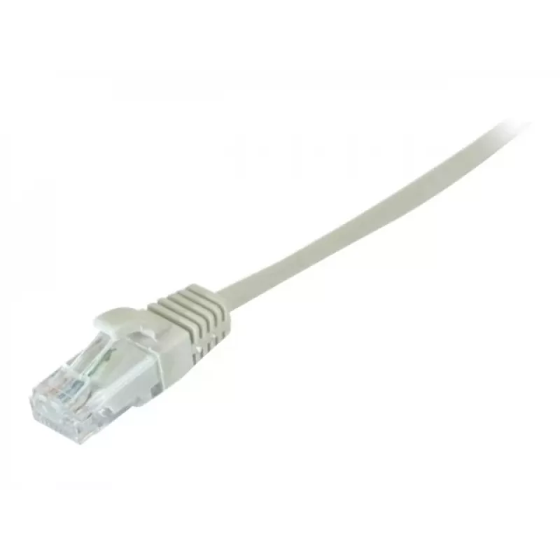EXERTIS CONNECT Cat. 6A U/UTP varinis komutacinis kabelis, pilkas, 0,5 m, PoE, Snagless 859450
