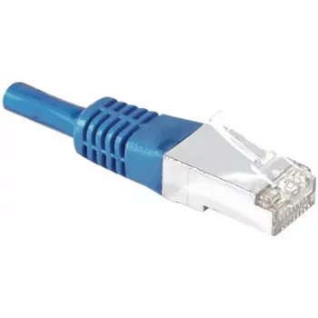 EXERTIS CONNECT Cat.6A S/FTP komutacinis kabelis, mėlynas, 0,5 m 858315