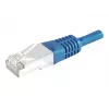 EXERTIS CONNECT Cat.6A S/FTP komutacinis kabelis, mėlynas, 0,5 m 858315
