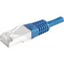 EXERTIS CONNECT Cat.6a F/UTP komutacinis kabelis, 3m, mėlynas, 10 Gbps, Slim Bend Protection 859521