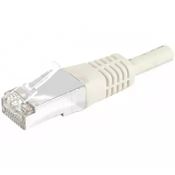 EXERTIS CONNECT Cat.6 S/FTP komutacinis kabelis, PiMF, pilkas, 0,3 m, plonas Snagless 856819