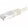 EXERTIS CONNECT Cat.6 S/FTP komutacinis kabelis, PiMF, pilkas, 0,3 m, plonas Snagless 856819