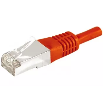 EXERTIS CONNECT Cat.6a F/UTP komutacinis kabelis, raudonas, 25 m, 10 Gigabit/s, plonas įtempimo mažinimas 859542
