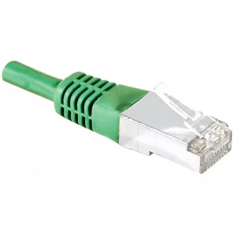 EXERTIS CONNECT CAT.6 S/FTP komutacinis kabelis, 0,5 m, žalias 856830