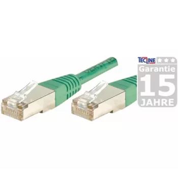 EXERTIS CONNECT CAT.6a F/UTP komutacinis kabelis, žalias, 1,0 m, 10 Gbps, Slim Boot 859548