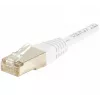 EXERTIS CONNECT Cat.6 S/FTP PiMF komutacinis kabelis, baltas, 0,7 m 856842