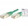 EXERTIS CONNECT Cat.6a F/UTP komutacinis kabelis, 3 m, žalias, 10 Gbps, plonas apsauginis antgalis 859551