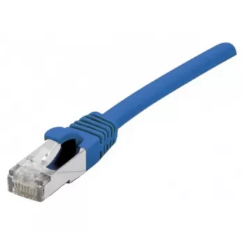 EXERTIS CONNECT Cat 6A S/FTP komutacinis kabelis, 0,3 m, mėlynas 858450