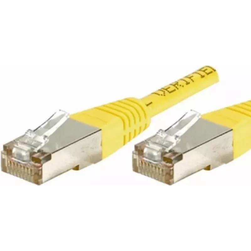 Exertis Connect Cat6 S/FTP tinklo komutacinis kabelis, RJ45, geltonas, 3 m 856876