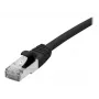 EXERTIS CONNECT 858482 Cat 6A S/FTP komutacinis kabelis, 0,3 m, juodas, Slim Boot