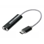 Exertis Connect USB-C į 3,5 mm garso adapteris - 24 kontaktų USB-C kištukas į stereo mini-phone lizdą (921555)