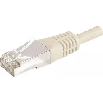 EXERTIS CONNECT Cat.6a F/UTP komutacinis kabelis, 2 m, pilkas, 10 Gbps, RJ45, plonas snagless apsauginis antgalis 859505
