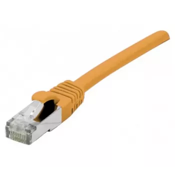 EXERTIS CONNECT 858529 Cat 6A S/FTP komutacinis kabelis, 0,15 m, oranžinis, Slim Boot