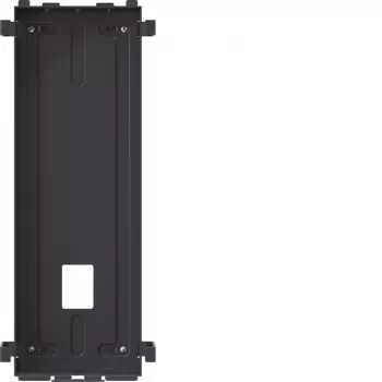 Hager RTW022X tuščiavidurės sienos įdėklas, skirtas Touch-Display 2.0, juodas