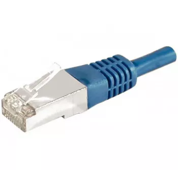 EXERTIS CONNECT Cat.6a F/UTP komutacinis kabelis, RJ45, mėlynas, 0,3 m, 10 Gbps 859516