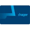 Hager RTH310X RFID prieigos kortelė, skirta ODT 2.0 lauko stotelei