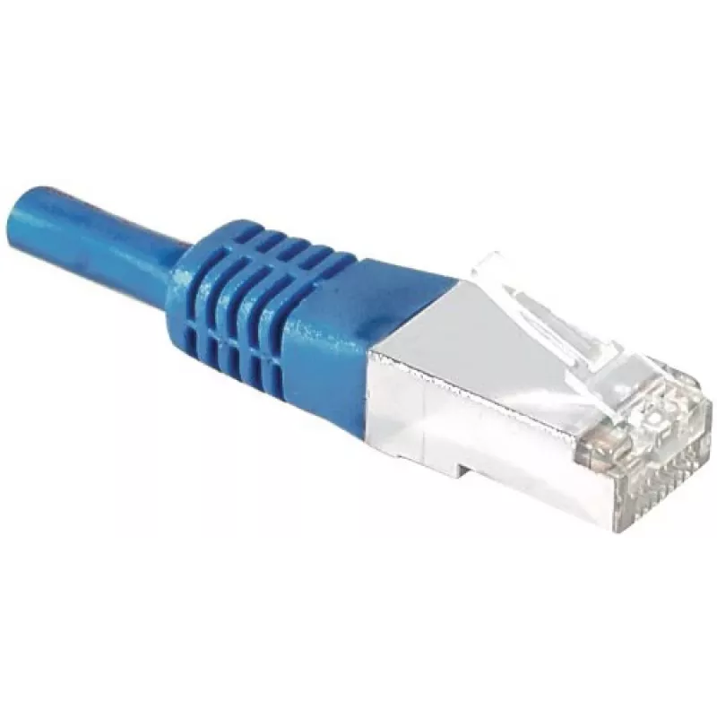 EXERTIS CONNECT Cat.6A S/FTP komutacinis kabelis, 7,5 m, mėlynas 858321