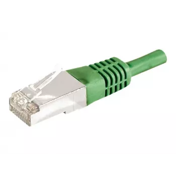 EXERTIS CONNECT 859553 Cat.6a F/UTP komutacinis kabelis, 7,5 m, žalias, 10 Gbps, Slim Boot